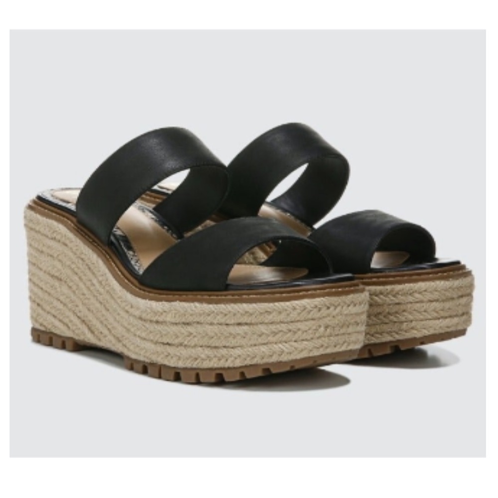 Sam Edelman Black Platform Sandals